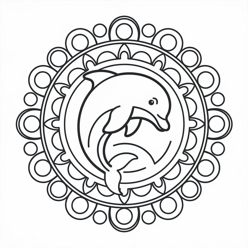 Mandalas Dauphin 29